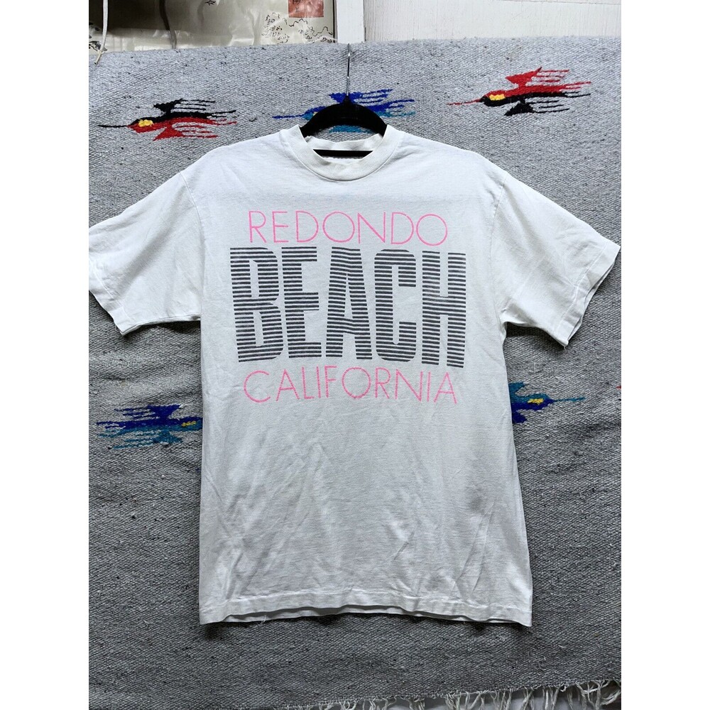 Vintage 80s Redondo Beach California single stitch t shirt Medium